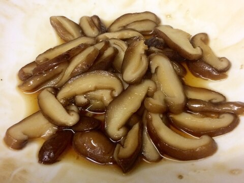 レンチン！生椎茸のつくだ煮風